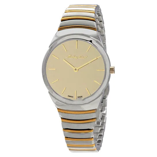 JMS always Original MatheyTissot Mandy Quartz Gold Mirror Dial Ladies Watch D1091BDI Watches