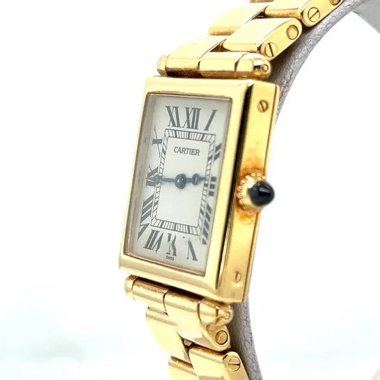Watches JMS always Original Preowned Cartier Tank Obus Quartz Silver Dial Ladies Watch 1630 Watches JMS always Original Preowned Cartier Tank Obus Quartz Silver Dial Ladies Watch 1630