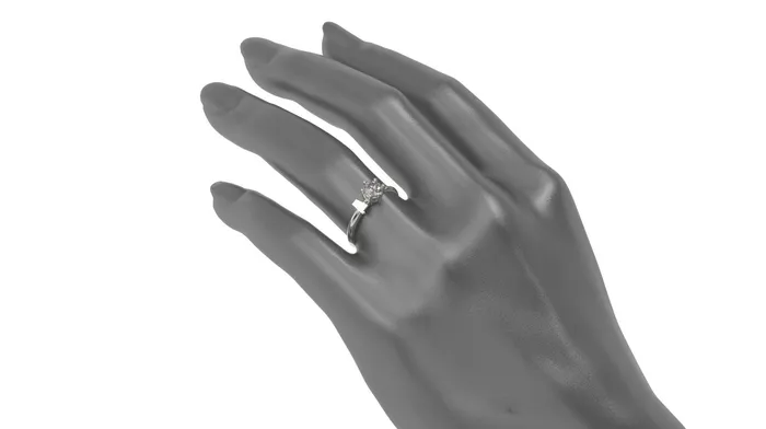 Rings Alabama Engagement Ring White Gold Alabama MyUniqueRing
