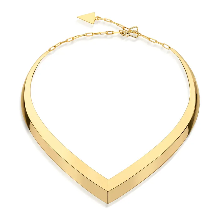 Jack Vartanian Necklaces Rock Necklace With 18K Yellow Gold Plated Silver