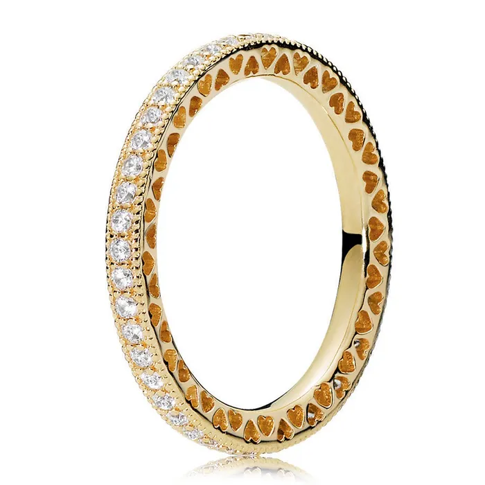 Pandora Rings Pandora Sparkle Hearts Ring Pandora Rings Pandora Sparkle Hearts Ring