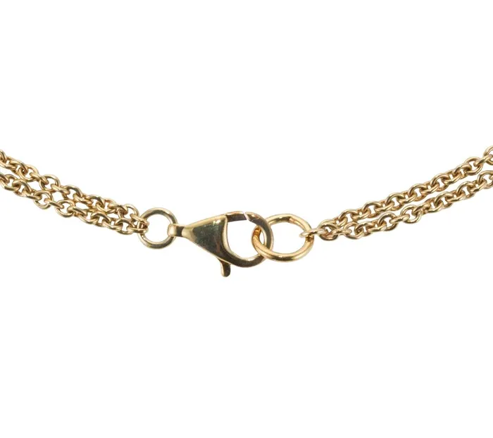 Asch Grossbardt Asch Grossbardt Inlay Gemstone Pearl Tourmaline Citrine Pendant Gold Necklace Necklaces