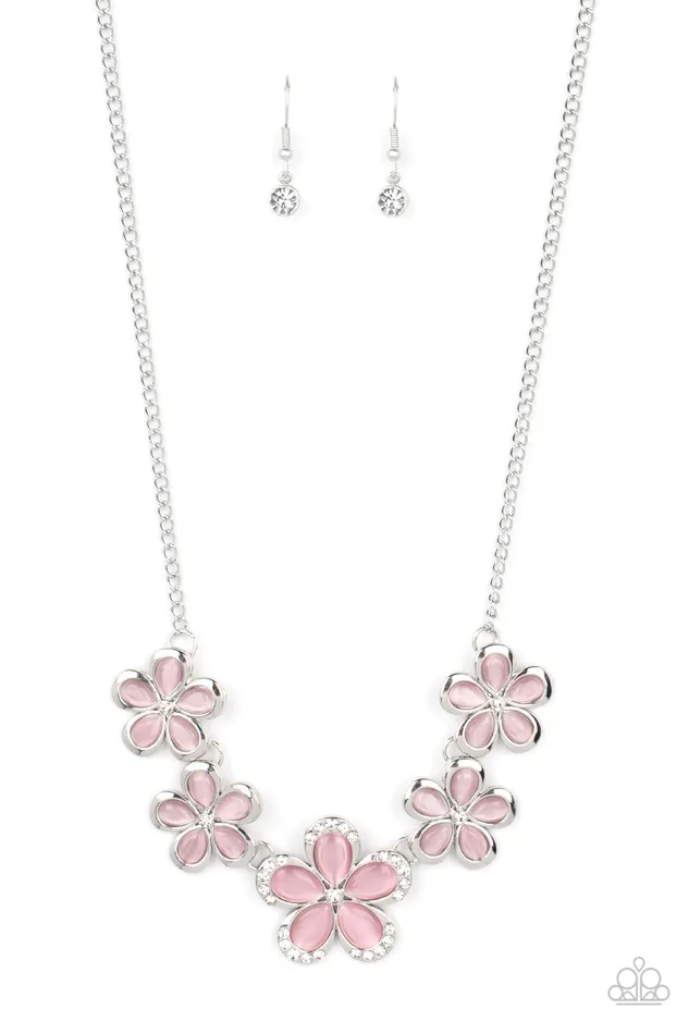 Necklaces Paparazzi Accessories Garden Daydream Pink Necklace Jewelry by Bretta