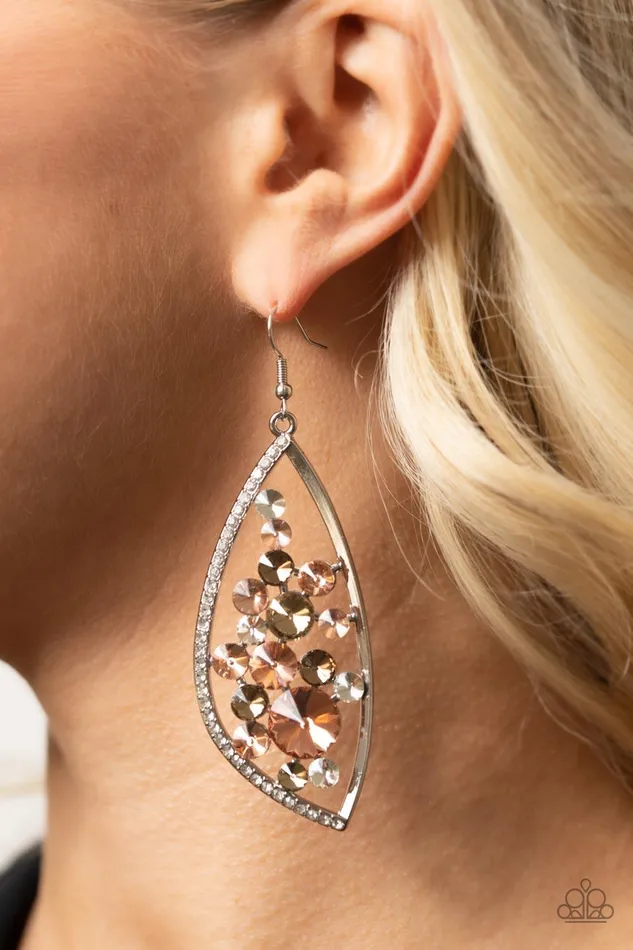 Paparazzi Accessories Earrings Sweetly Effervescent Multi Earrings Jewelry by Bretta
