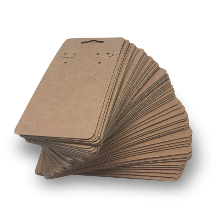 2 14 x 4 58 Kraft Paper Earring Card JPIDisplay Earrings 2 14 x 4 58 Kraft Paper Earring Card JPIDisplay Earrings