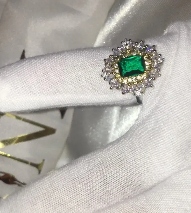 Minx London Emerald Engagement Ring Green Diamond Ring Emerald Green Diamond Ring Rings Minx London Emerald Engagement Ring Green Diamond Ring Emerald Green Diamond Ring Rings