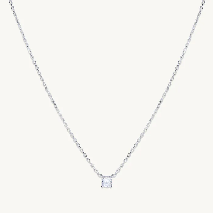 Necklaces Camile Stone Round Sapphire Chain Necklace