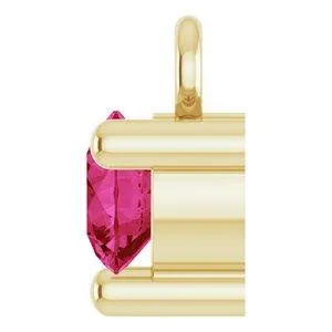 3 MM Choose Your Natural or LabGrown Gemstone Hoop Earring Dangle Charm Solid 14K Rose White Yellow 302 Fine Jewelry Earrings