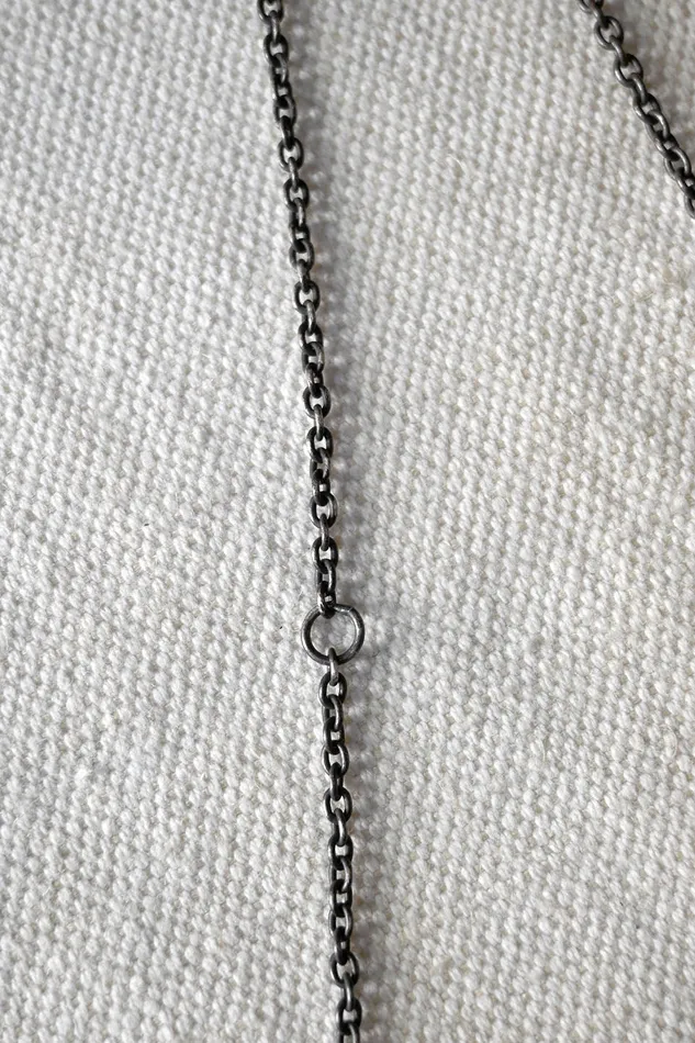 Aesa Caviar Nest Oxidized Silver Rings