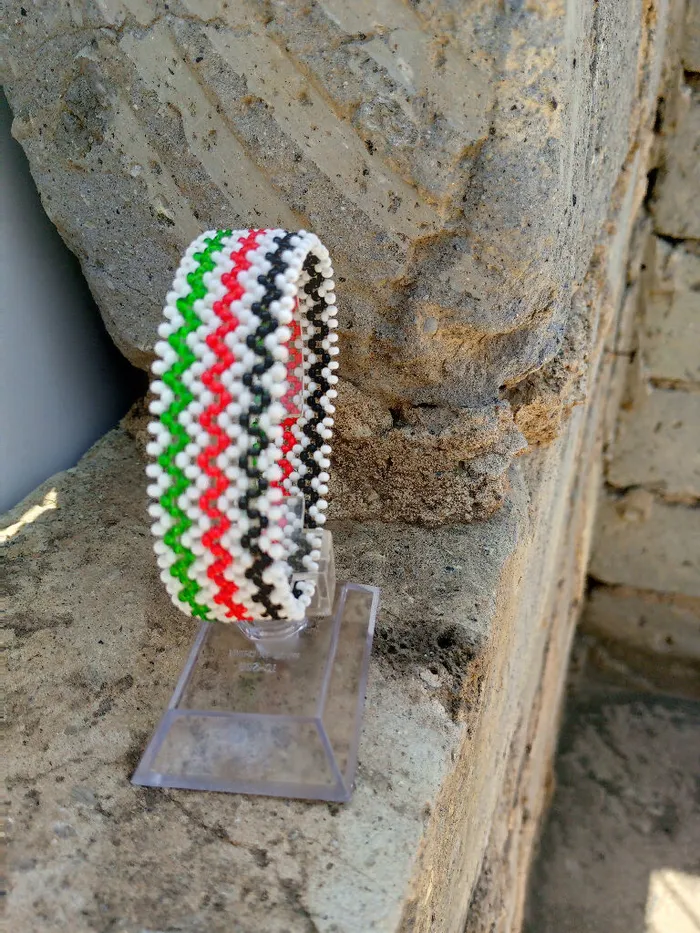 BEADED BRACELET Fashion with Kenya Flag Colours CACTUS JEWERLERY AND FASHION HUB Bracelets