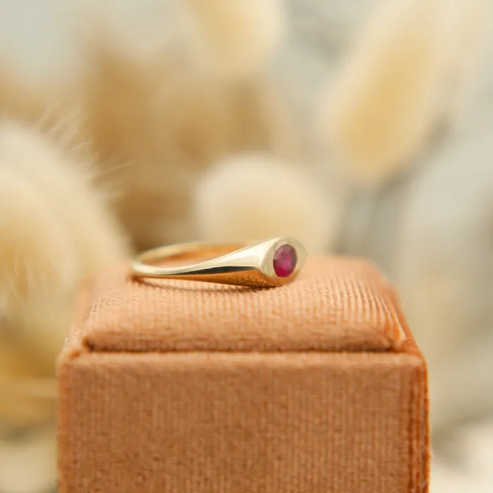 CIVAL Collective Rings Sale 14K Kira Ring Ruby Sz 7