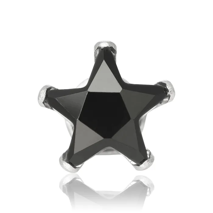 Earrings Teeda EZ2480 Star CZ Stud Earrings 5mm