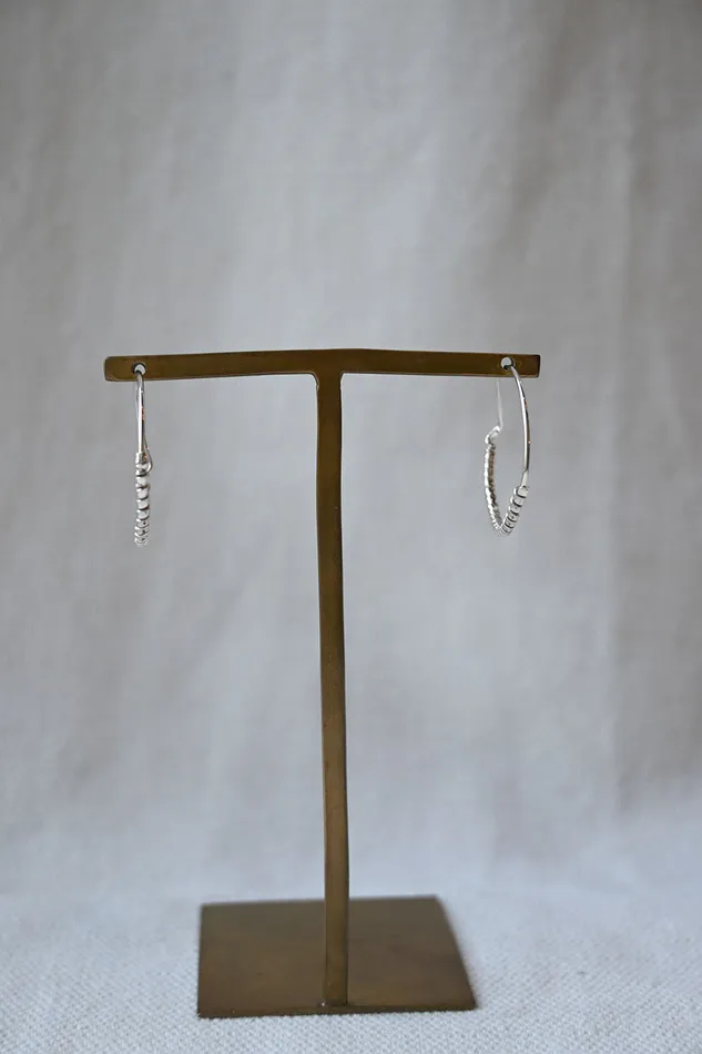 Eline Fach Earrings Earring No 07 Silver Various Sizes
