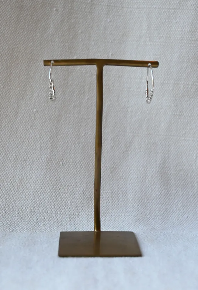 Eline Fach Earrings Earring No 07 Silver Various Sizes