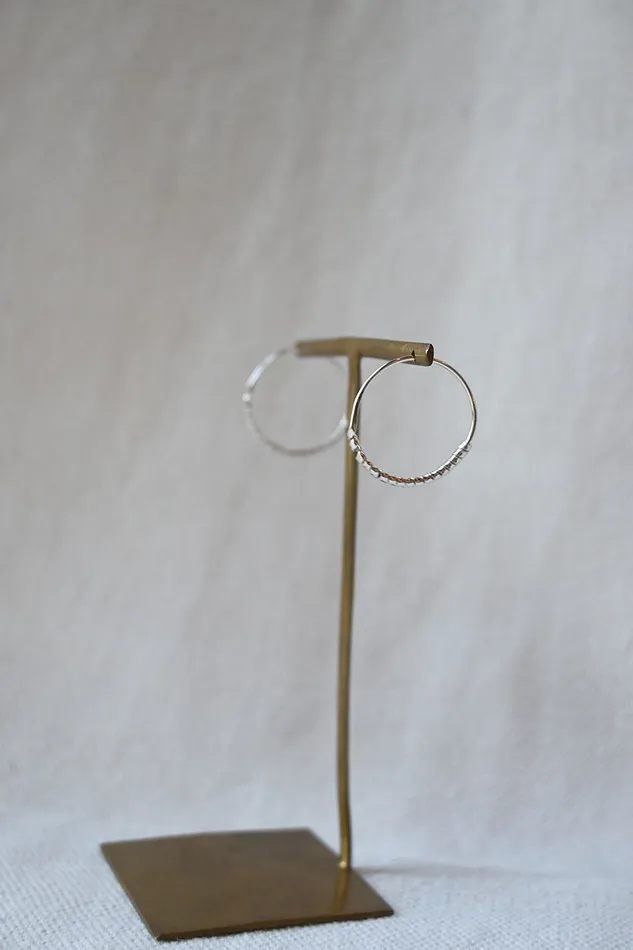 Eline Fach Earrings Earring No 07 Silver Various Sizes