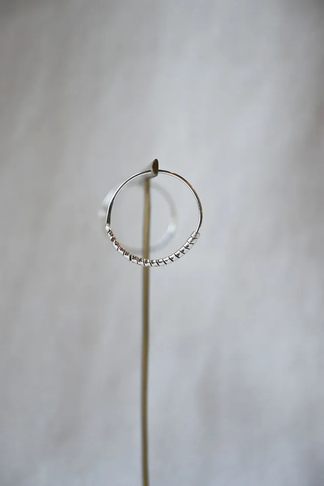 Eline Fach Earrings Earring No 07 Silver Various Sizes