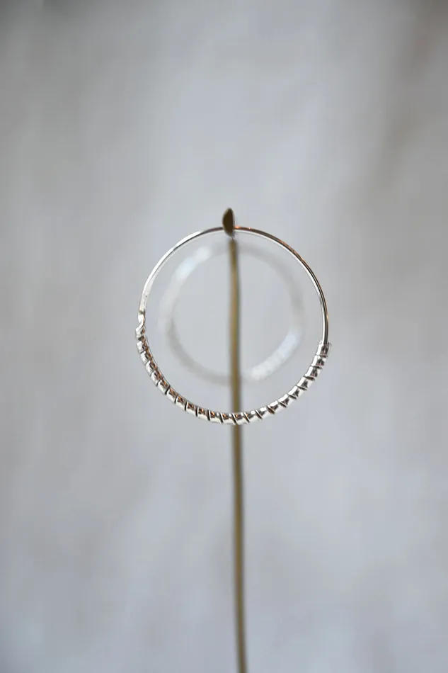 Eline Fach Earrings Earring No 07 Silver Various Sizes