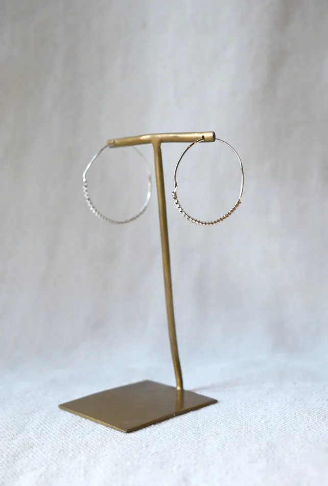 Eline Fach Earrings Earring No 07 Silver Various Sizes