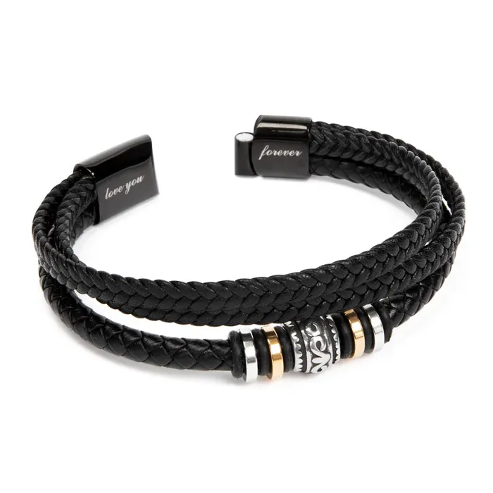 Grandson Gift From Grandpa You Can Achieve Anything Mens Braided Leather Bracelet Great As A Christmas Gift or A Birthday Present For Him ShineOn Fulfillment Bracelets