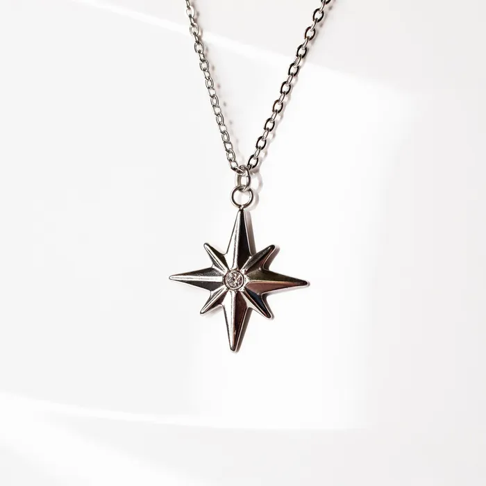Grayling Necklaces Wynn North Star CZ Pendant Necklace