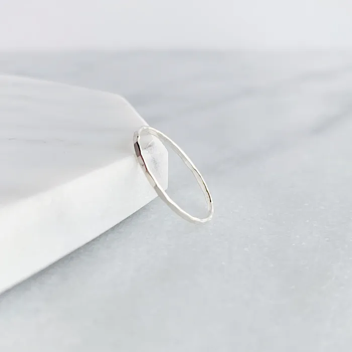 Grayling Rings Faceted Stacking Ring