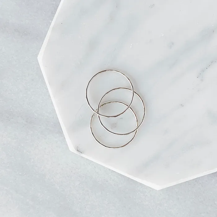 Grayling Rings Faceted Stacking Ring