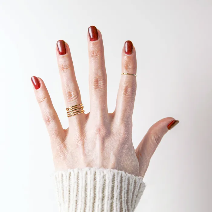 Grayling Rings Faceted Stacking Ring