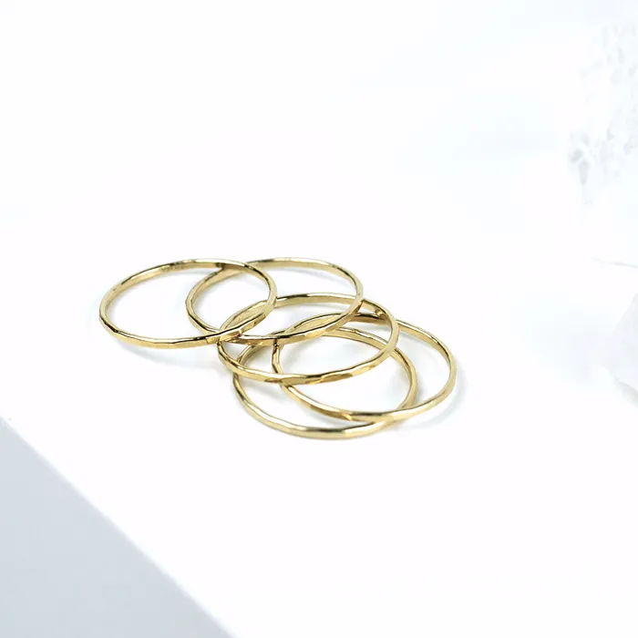 Grayling Rings Faceted Stacking Ring