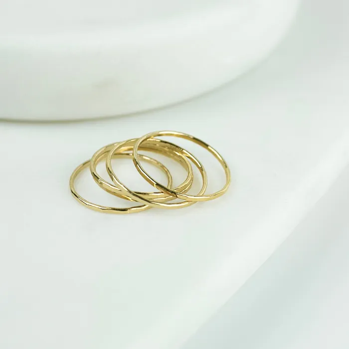 Grayling Rings Faceted Stacking Ring