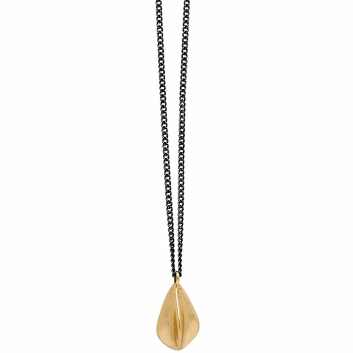 Julie Cohn Design Necklaces CONE BRONZE PENDANT NECKLACE