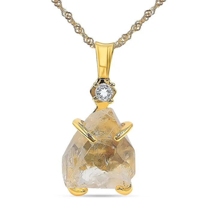 Raw Herkimer Diamond Necklace Uniquelan Jewelry Necklaces Raw Herkimer Diamond Necklace Uniquelan Jewelry Necklaces