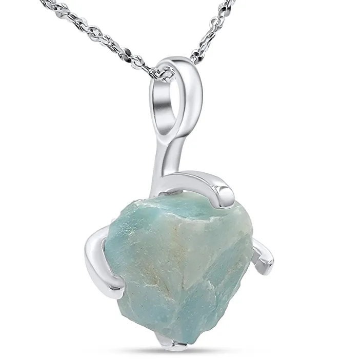 Raw Larimar Dainty Necklace Uniquelan Jewelry Necklaces Raw Larimar Dainty Necklace Uniquelan Jewelry Necklaces