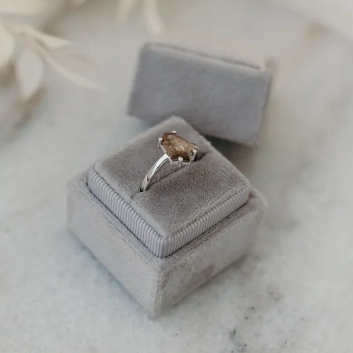 Rings VENVS The Eden 14k Yellow Size 7 Stone BT1 Rockies Ring Box Custom Engraving 0
