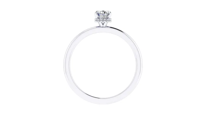 THOLLOT DIAMONDS AND FINE JEWELRY Rings 14K White Gold 066ctw 4 Prong Engagement Ring by Thollot