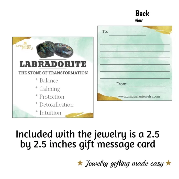 Uniquelan Jewelry Raw Labradorite Adjustable Ring Rings Uniquelan Jewelry Raw Labradorite Adjustable Ring Rings