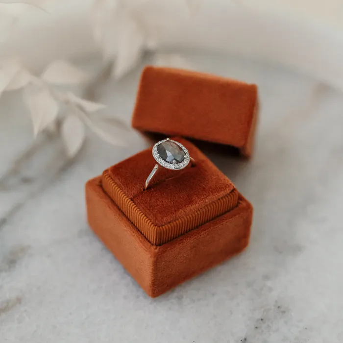 VENVS Rings The Leda 14k Yellow Size 65 Stone Moissanite Marquise 12x6mm Antelope Ring Box Custom Engraving 0